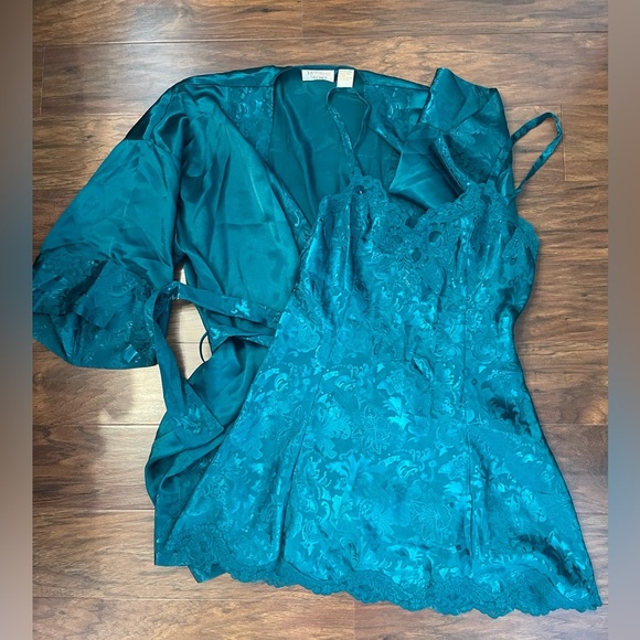Victoria's Secret Other - Vintage 90s Gold Label Victoria’s Secret Dress and Robe Size S